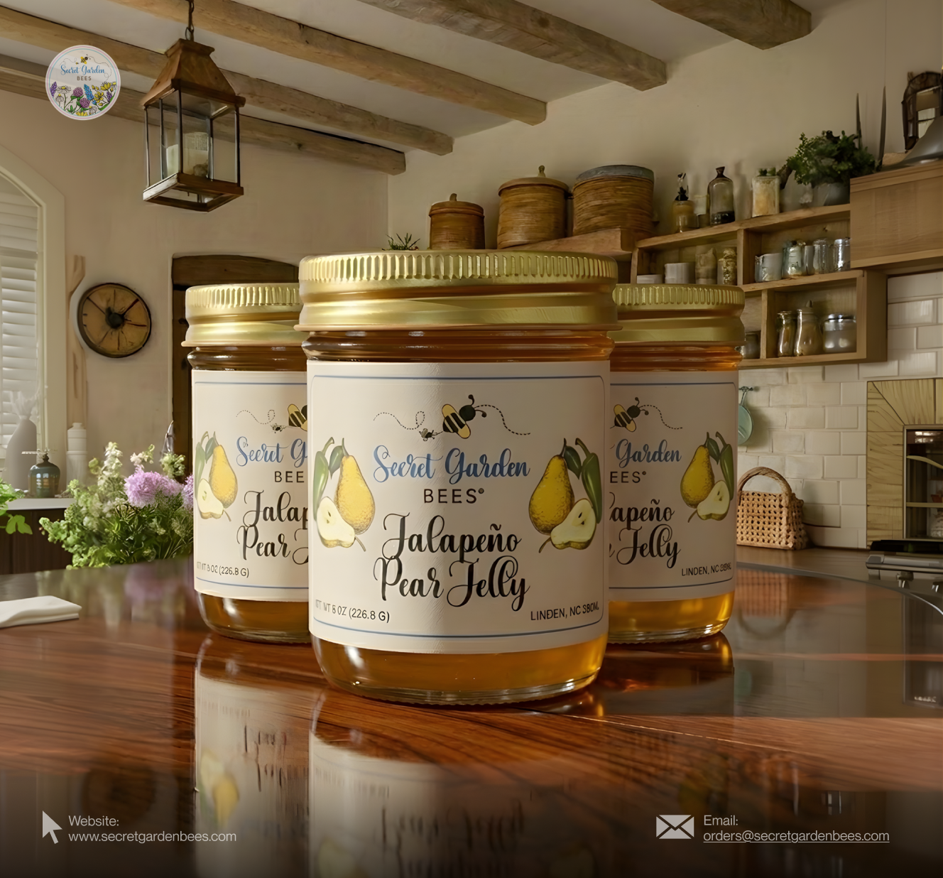 Jalapeño Pear Jelly | Small-Batch Signature