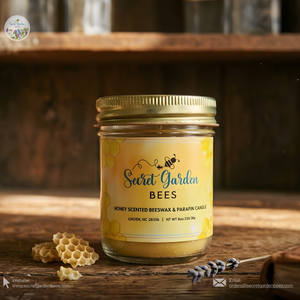 Honey-Scented Farmhouse Candle | Beeswax Blend