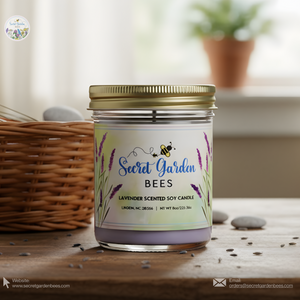 Lavender Farmhouse Candle | Clean-Burning Soy Wax