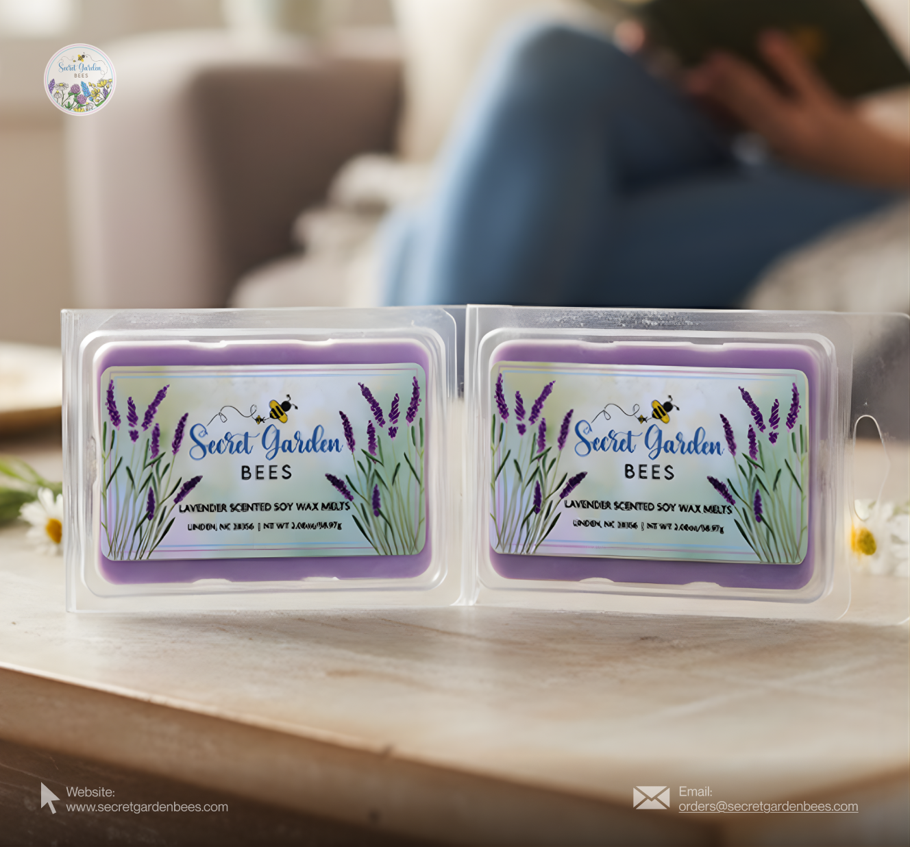 Lavender Farmhouse Wax Melts | Pure Soy Wax