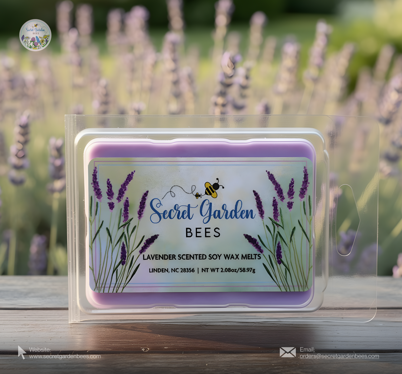Lavender Farmhouse Wax Melts | Pure Soy Wax