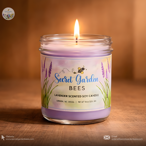 Lavender Farmhouse Candle | Clean-Burning Soy Wax