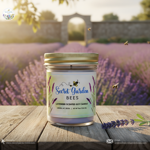 Lavender Farmhouse Candle | Clean-Burning Soy Wax