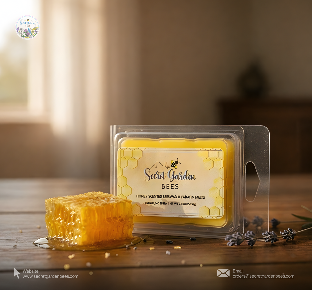 Honey-Scented Farmhouse Wax Melts | Beeswax Blend