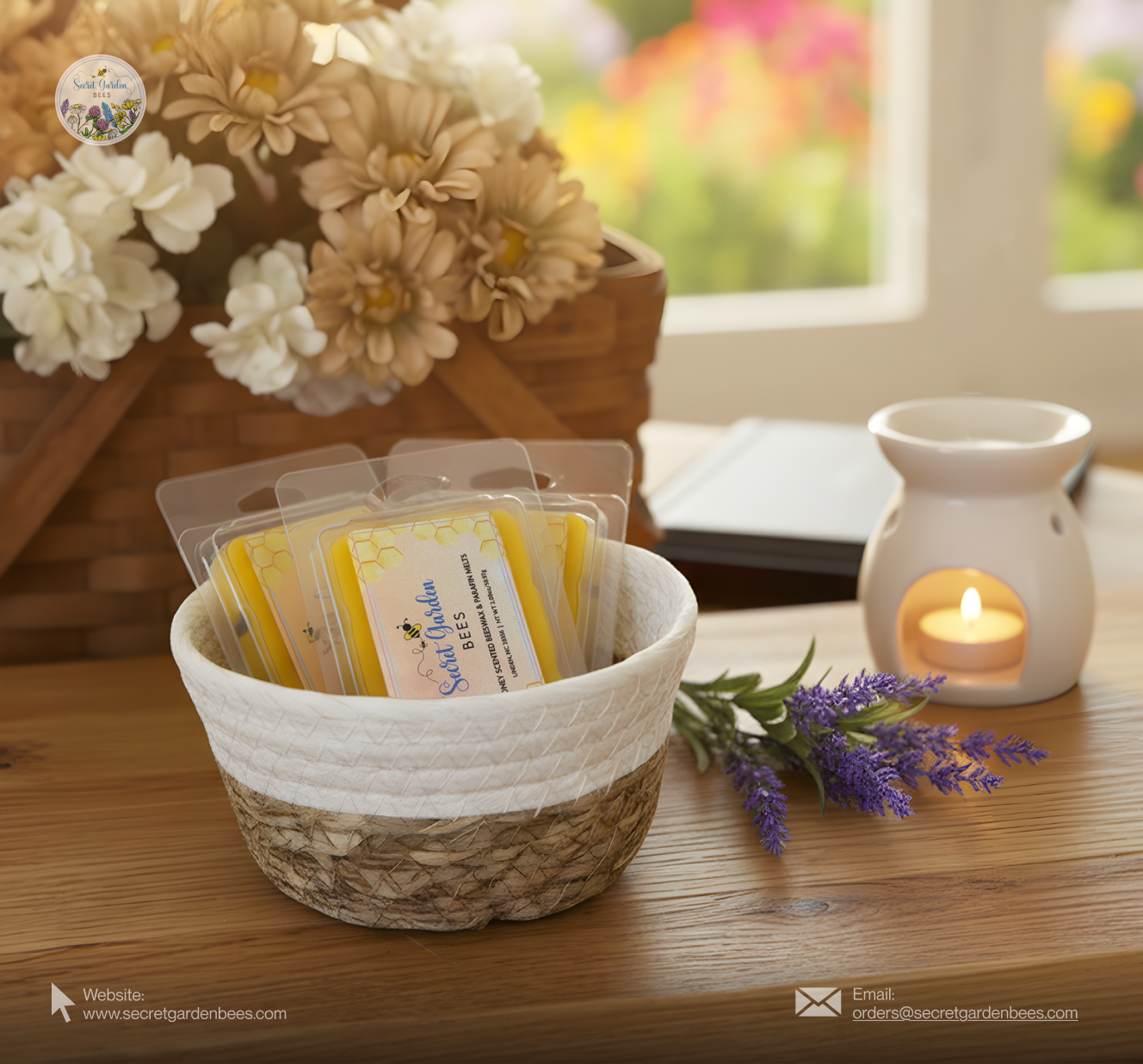 Honey-Scented Farmhouse Wax Melts | Beeswax Blend