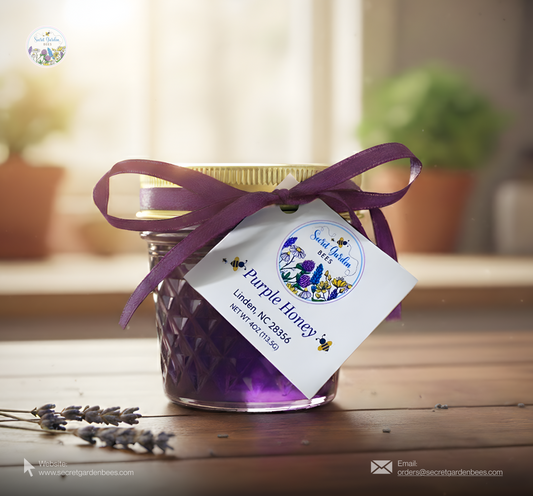 Purple Honey | 4 oz "Rare Harvest" Petite Glass Bottle