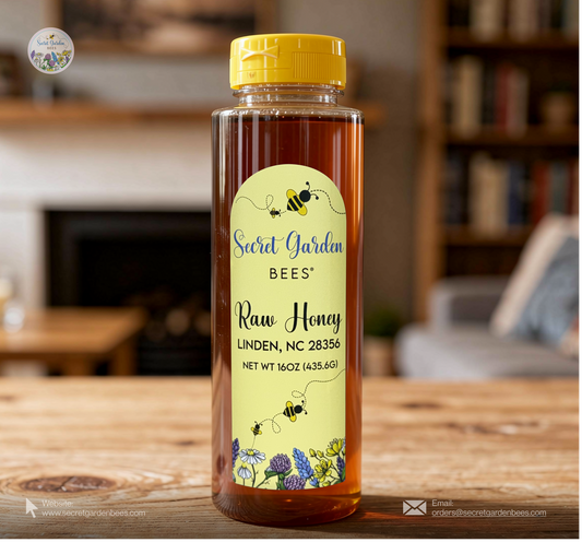 Raw Clover Honey | 16 oz "Easy-Pour" Squeeze Bottle