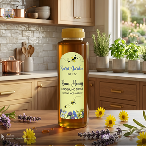 Raw Wildflower Honey | 16 oz "Everyday" Squeeze Bottle