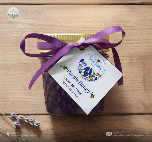 Purple Honey | 4 oz "Rare Harvest" Petite Glass Bottle