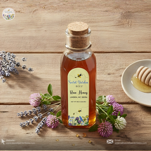 Raw Clover Honey | 8 oz Glass Bottle