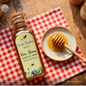 Raw Clover Honey | 16 oz Glass "Heritage" Bottle