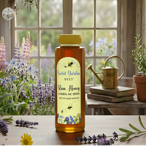 Raw Wildflower Honey | 16 oz "Everyday" Squeeze Bottle
