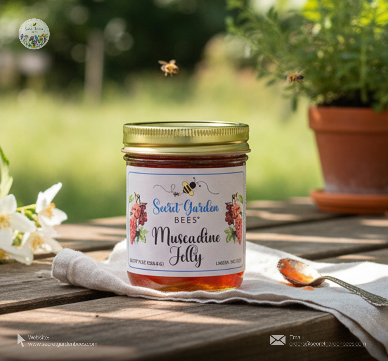 Muscadine Grape Jelly | "Nature’s Pick" Small-Batch