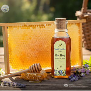 Raw Clover Honey | 8 oz Glass Bottle