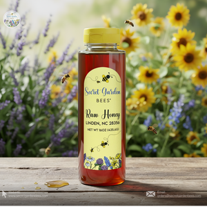 Raw Clover Honey | 16 oz "Easy-Pour" Squeeze Bottle