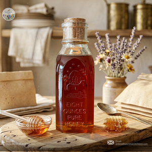 Raw Clover Honey | 8 oz Glass Bottle