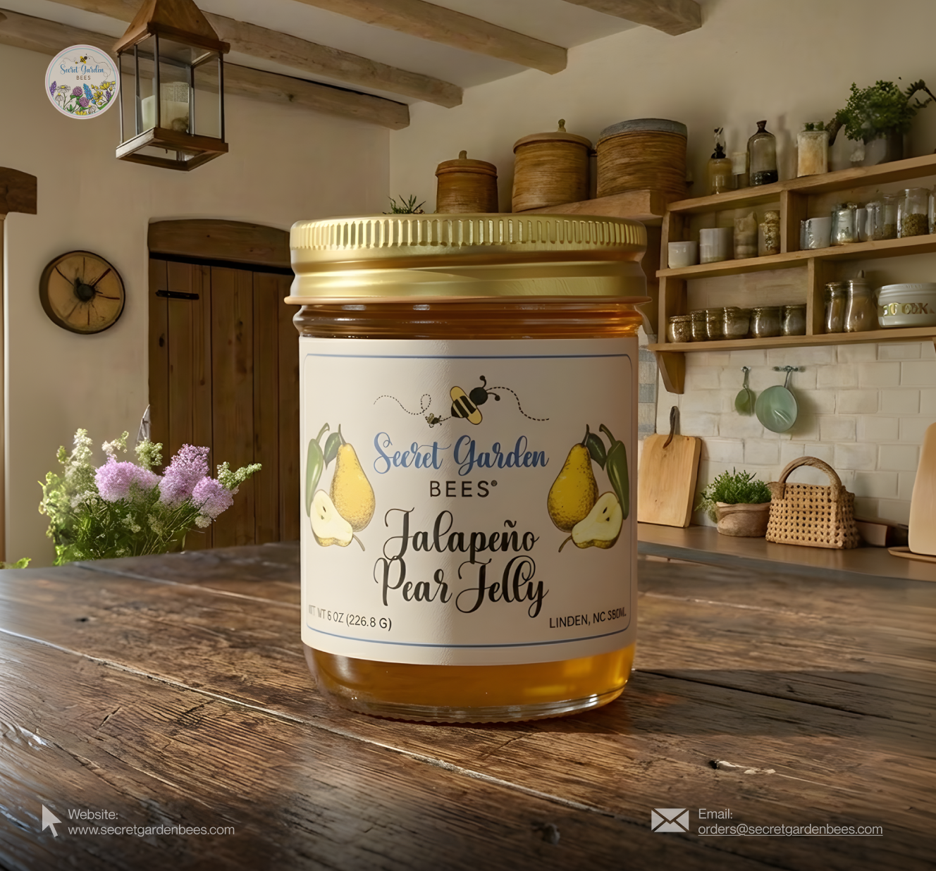 Jalapeño Pear Jelly | Small-Batch Signature