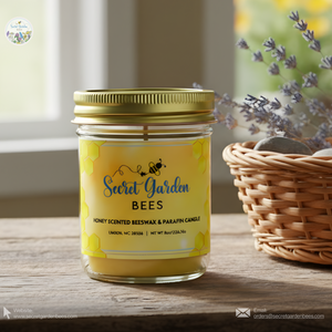 Honey-Scented Farmhouse Candle | Beeswax Blend