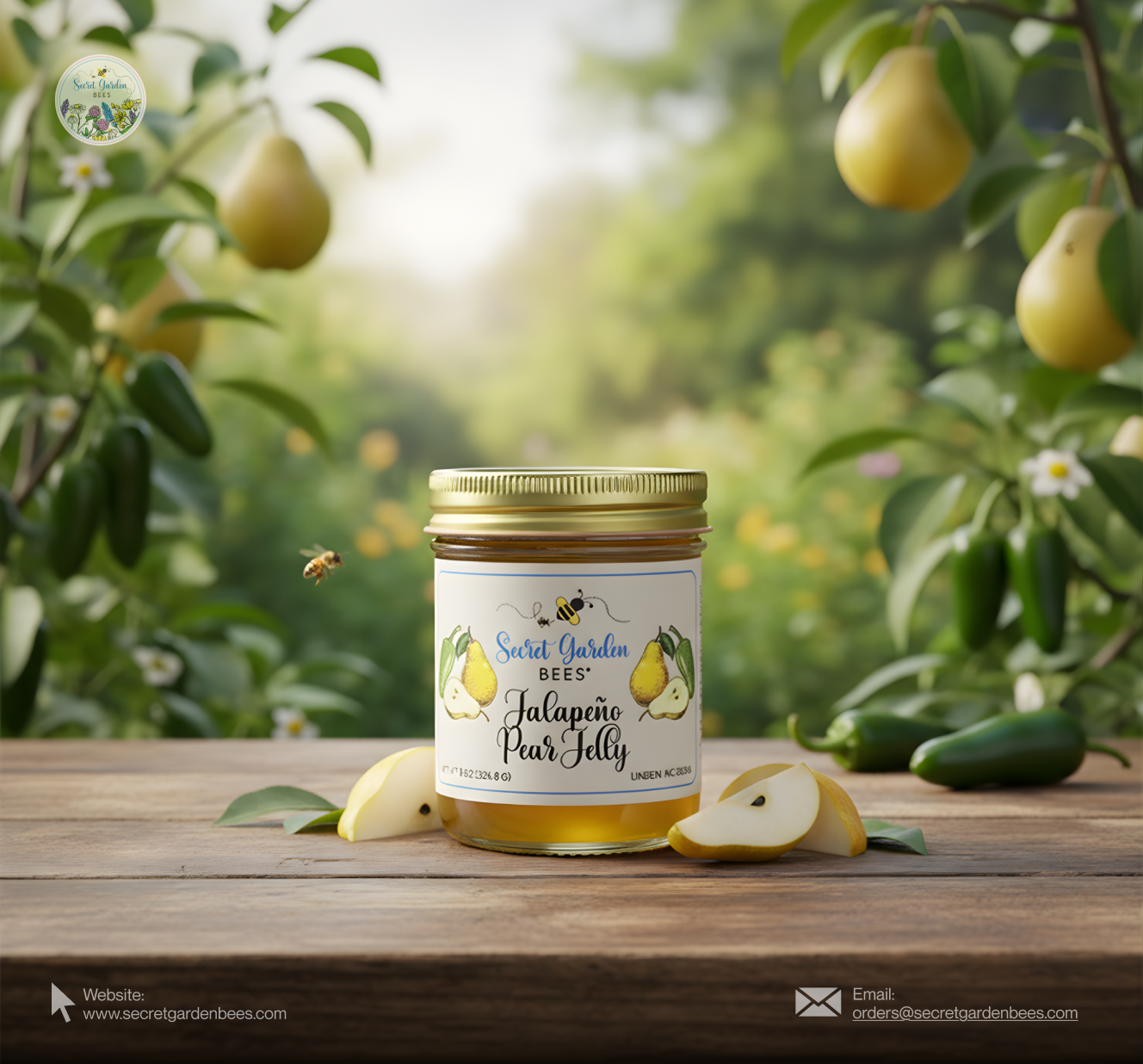 Jalapeño Pear Jelly | Small-Batch Signature