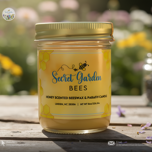 Honey-Scented Farmhouse Candle | Beeswax Blend