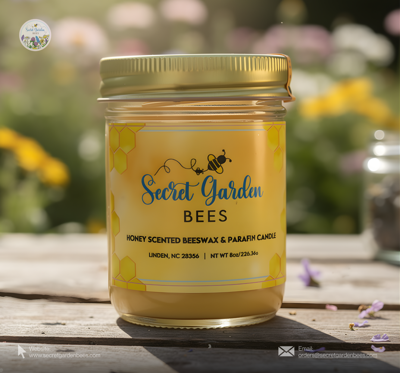Honey-Scented Farmhouse Candle | Beeswax Blend