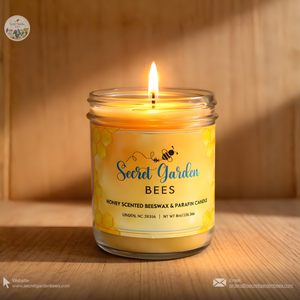 Honey-Scented Farmhouse Candle | Beeswax Blend