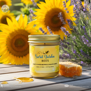 Honey-Scented Farmhouse Candle | Beeswax Blend