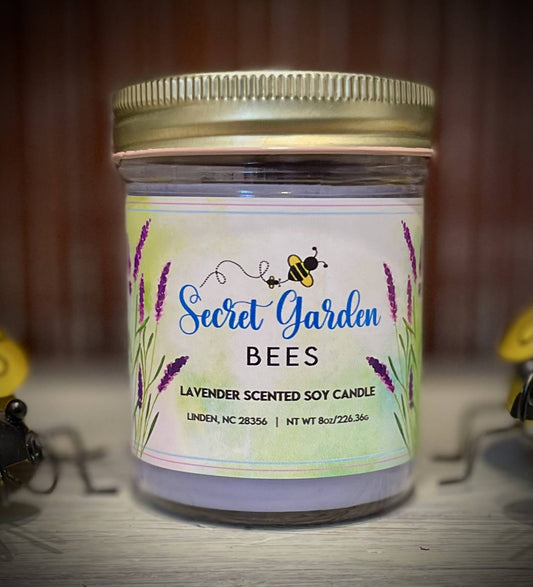 Lavender Farmhouse Candle | Clean-Burning Soy Wax