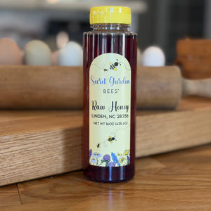 RAW CLOVER HONEY - 16 OZ SQUEEZE BOTTLE - SHIPPED TO YOU