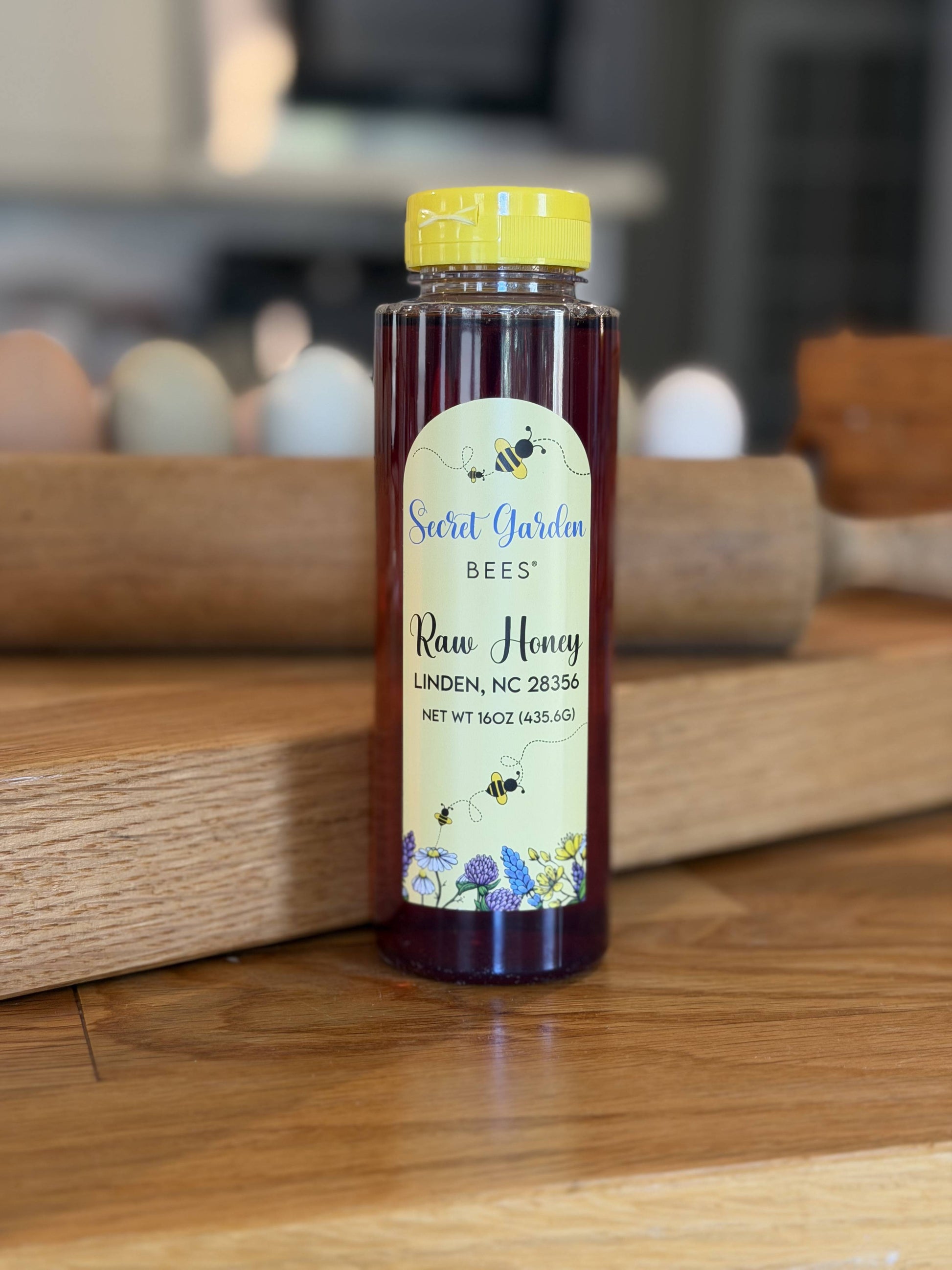 RAW CLOVER HONEY - 16 OZ SQUEEZE BOTTLE - SHIPPED TO YOU