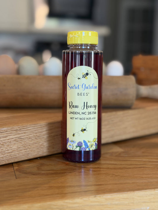 RAW ORANGE BLOSSOM HONEY - 16 OZ SQUEEZE BOTTLE - SHIPPED TO YOU