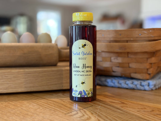 RAW ORANGE BLOSSOM HONEY - 16 OZ SQUEEZE BOTTLE - SHIPPED TO YOU