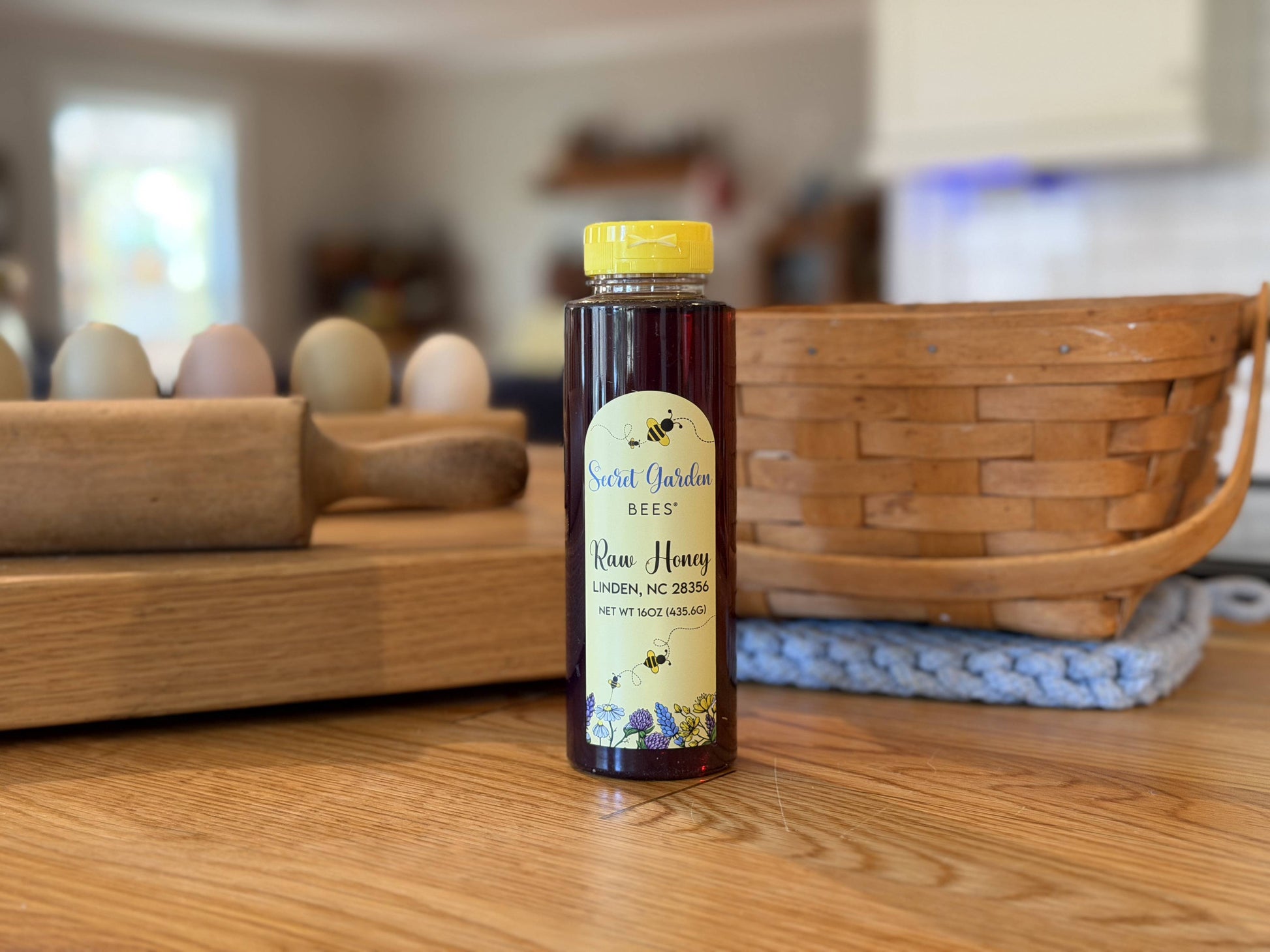 RAW CLOVER HONEY - 16 OZ SQUEEZE BOTTLE - SHIPPED TO YOU