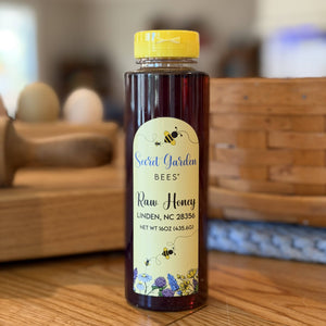 RAW CLOVER HONEY - 16 OZ SQUEEZE BOTTLE - SHIPPED TO YOU