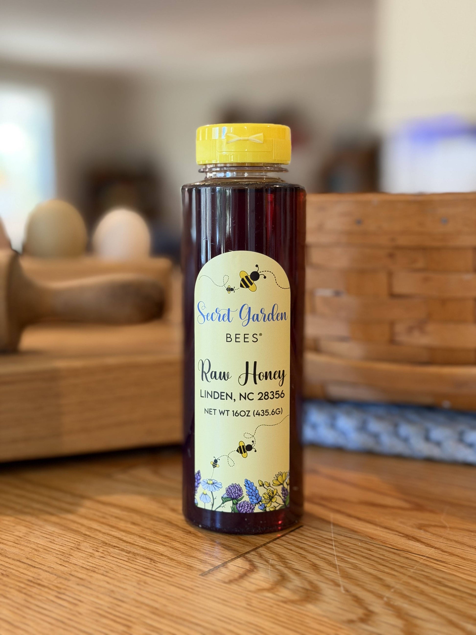 RAW CLOVER HONEY - 16 OZ SQUEEZE BOTTLE - SHIPPED TO YOU
