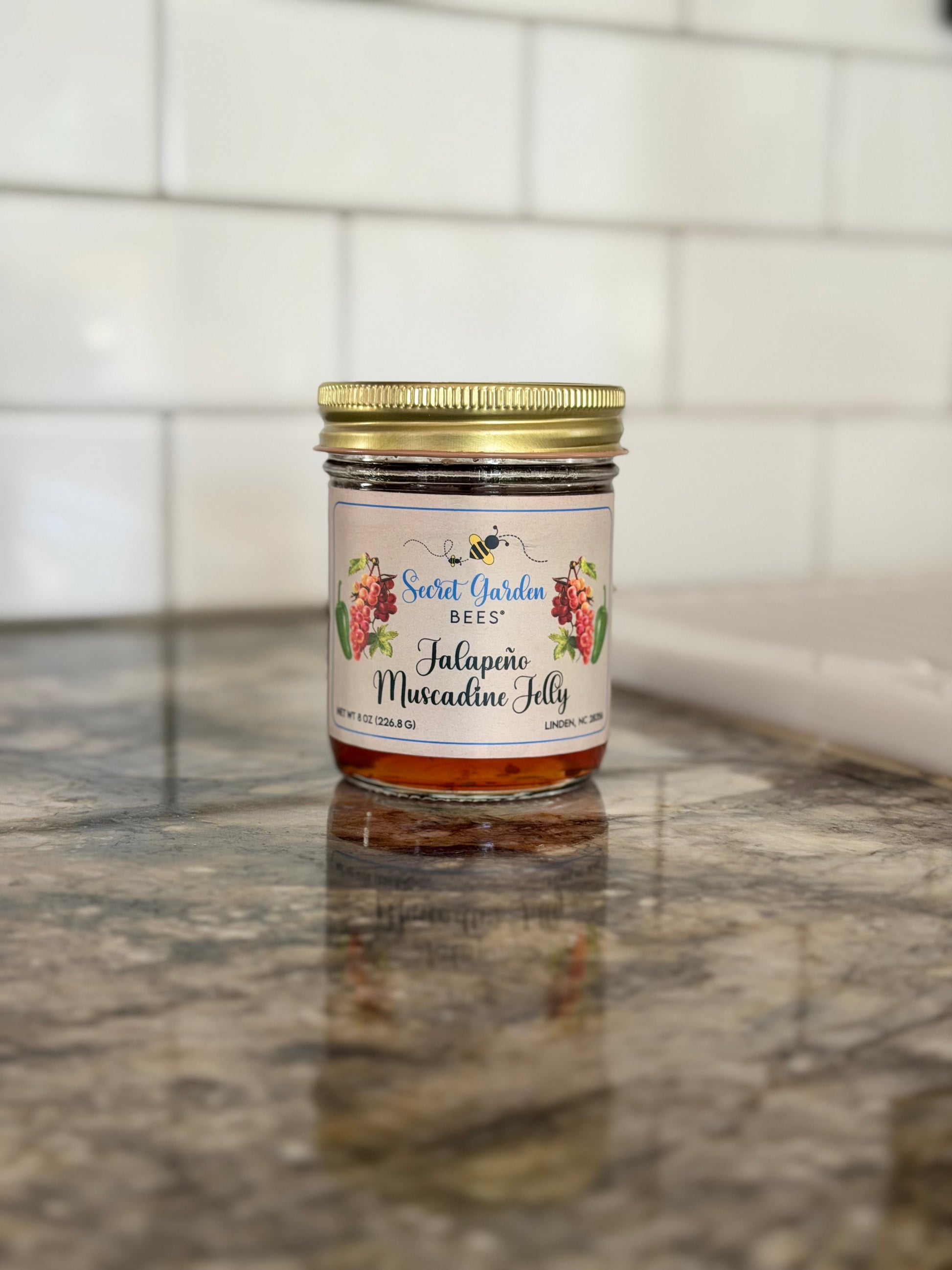 JALAPENO MUSCADINE JELLY - Available at our Farm Store or Shipping