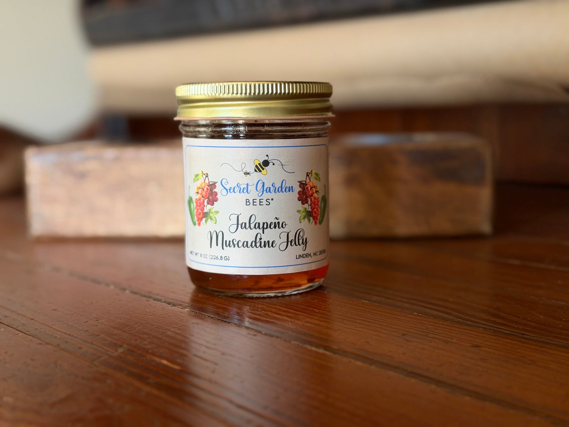 JALAPENO MUSCADINE JELLY - Available at our Farm Store or Shipping