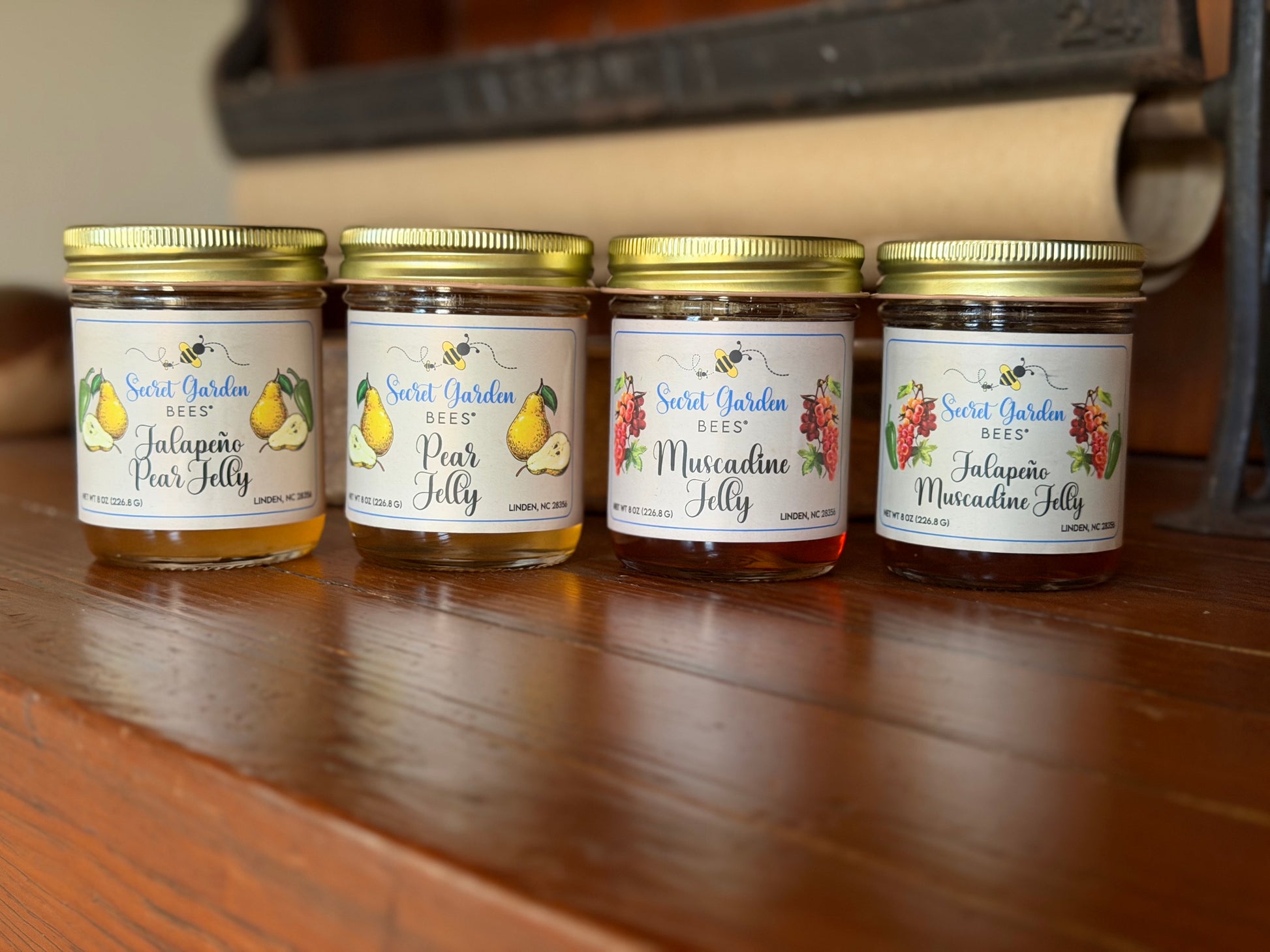 JALAPENO MUSCADINE JELLY - Available at our Farm Store or Shipping