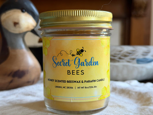 Honey-Scented Farmhouse Candle | Beeswax Blend