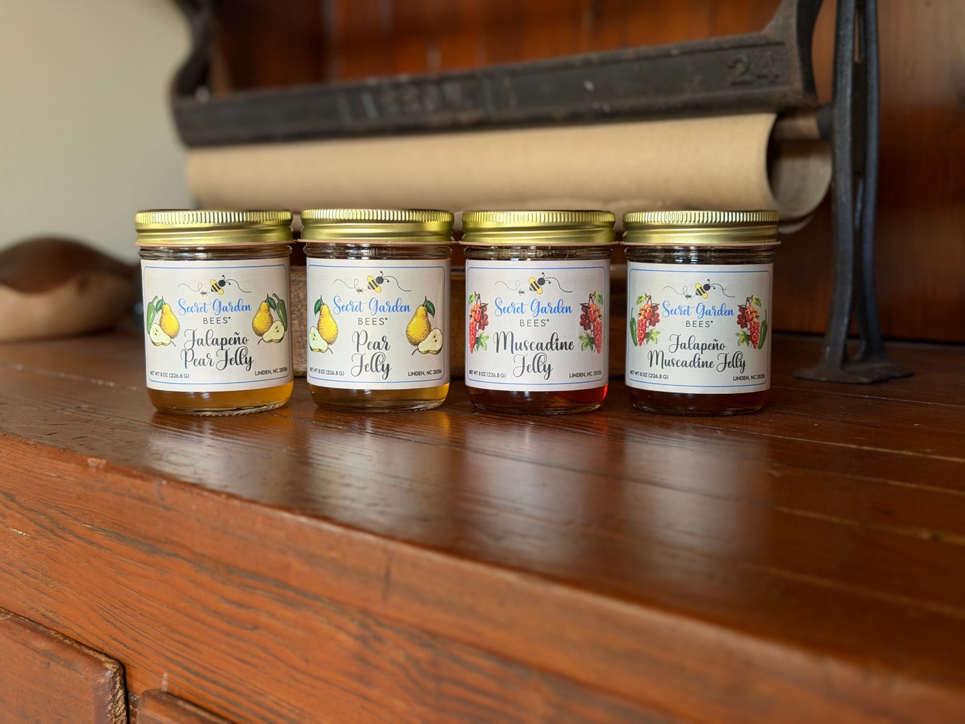 JALAPENO MUSCADINE JELLY - Available at our Farm Store or Shipping